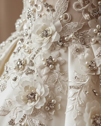 Contemporary bridal brands producing small and medium scale luxury collections in Italy